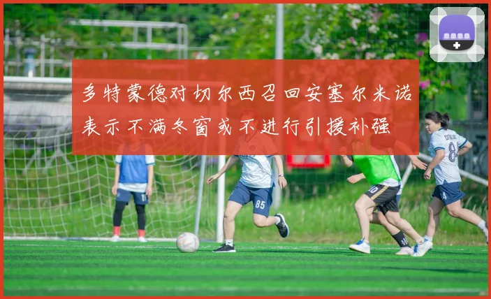 多特蒙德对切尔西召回安塞尔米诺表示不满冬窗或不进行引援补强